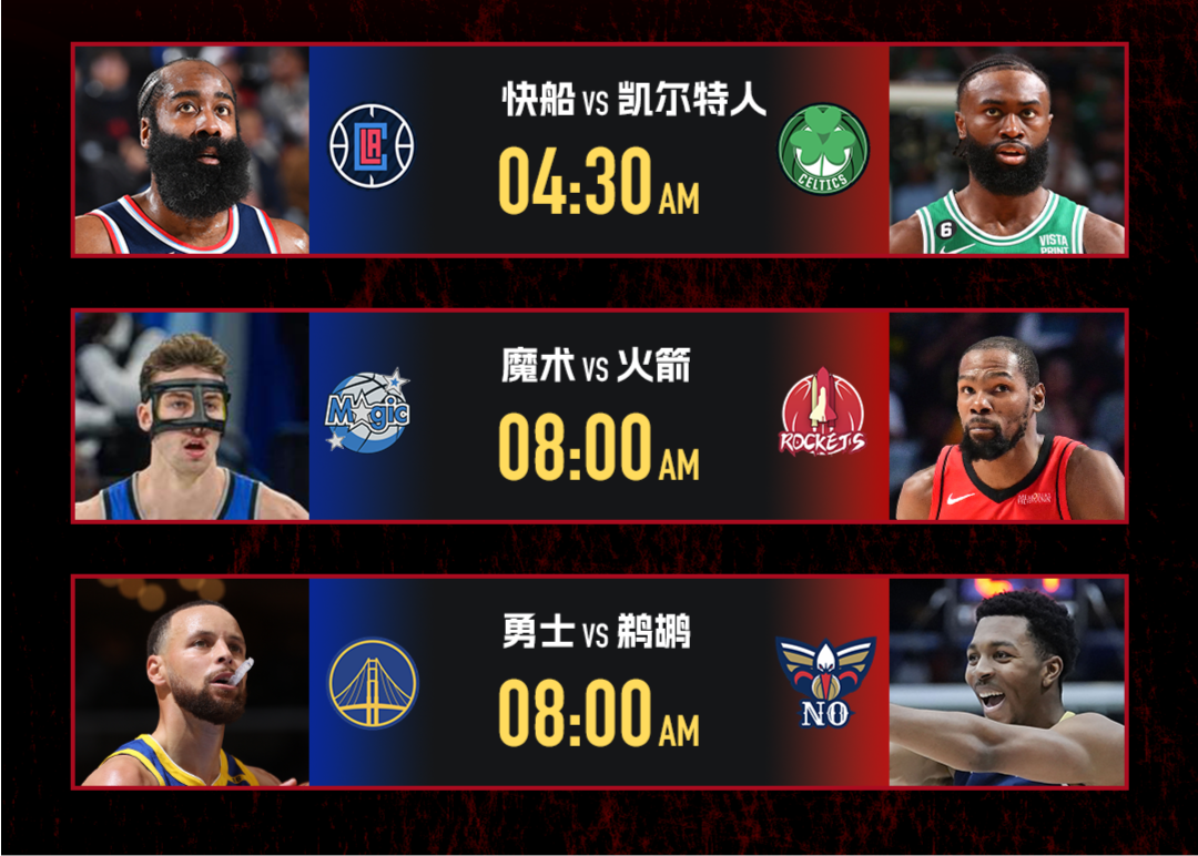 Les temps forts de la NBA de demain : les Rockets remportent 4 matchs consécutifs, Harden, Curry et d'autres stars joueront