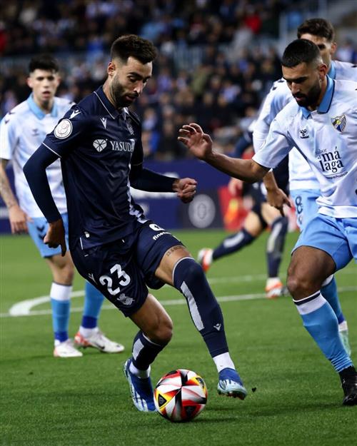 Málaga contre Real Sociedad