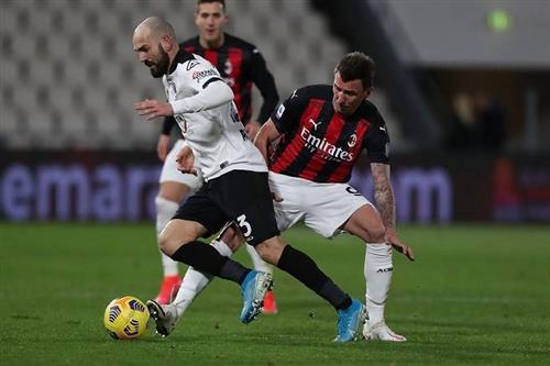 Spezia contre Milan AC