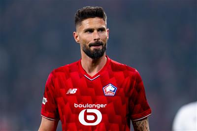 Entraîneur de Lille : Giroud et Edon Mbappe rateront le match contre Metz en raison de blessures