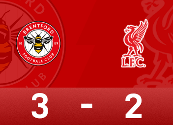 Rapport du match de Premier League : Thiago tire, Liverpool 2-3 Brentford, 4 défaites consécutives en championnat