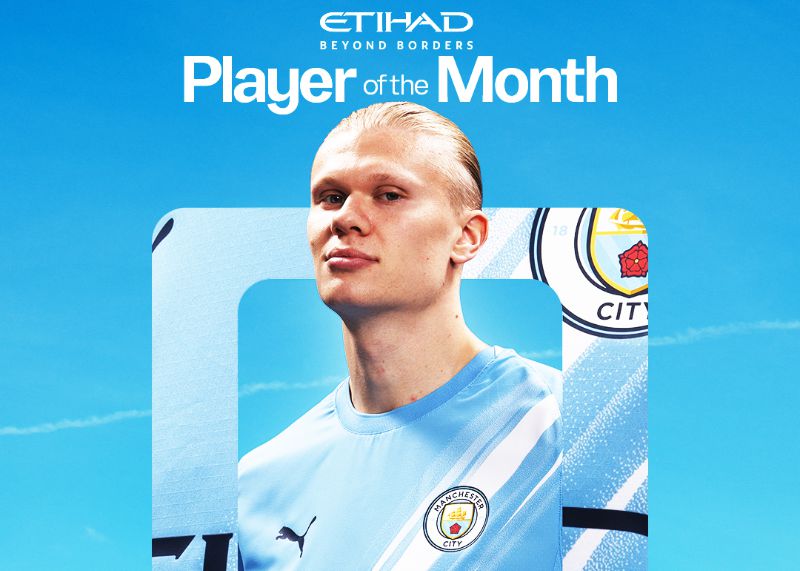 6 buts en 5 matchs ! Officiel de Manchester City : Haaland a été élu joueur du mois d'octobre de l'équipe