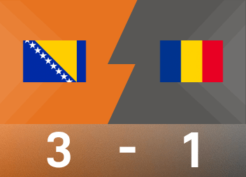 Rapport d'avant-première de la Coupe du monde: Tabakovic gagne, la Bosnie-Herzégovine bat la Roumanie, réduite à dix, 3-1