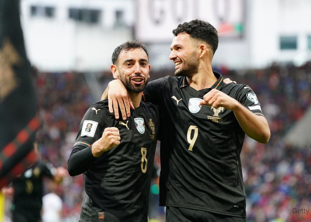 Statistiques complètes du match entre le Portugal et l'Arménie: taux de dribbles 76-24, buts marqués 26-3